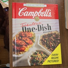 Campbell's Fabulous One-Dish Recipes Hardcover Cook Book Soup 1992 Publications comprar usado  Enviando para Brazil