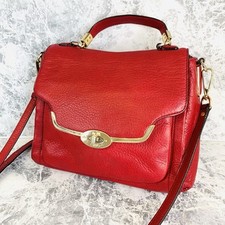 Bolsa de mão COACH Turn Lock bolsa de ombro bidirecional modelo 26624 – vermelha - do Japão comprar usado  Enviando para Brazil