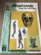 Livre anatomie artistes d'occasion  France