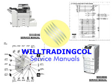 Ricoh Aficio MPC300, 400, 400SR, peças manuais de serviço, diagramas. PDF comprar usado  Enviando para Brazil