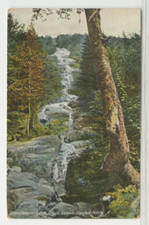 Usado, Cartão postal NH cascata de cristal em Crawford entalhe montanhas brancas c1910 vintage F24 comprar usado  Enviando para Brazil