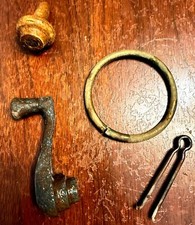 ACHADOS VINTAGE DE DETECÇÃO DE METAL – LOTE MISTO DE 4 OBJETOS ANTIGOS DE METAL – HISTÓRICO comprar usado  Enviando para Brazil
