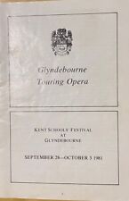 Glyndebourne touring opera for sale  ABERDARE