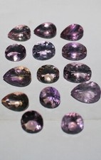 Lote de pedras preciosas de ametista natural, tamanho misto em forma de pedra de corte de ametista 53,80 cts comprar usado  Enviando para Brazil