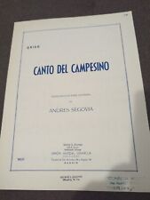 Grieg canto del for sale  Clifton