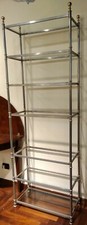 Scaffale metallo argentato usato  Bari