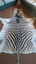 Couro de zebra A+/pele - Couro de zebra Burchell sul-africano grande genuíno - 35% OFF comprar usado  Enviando para Brazil