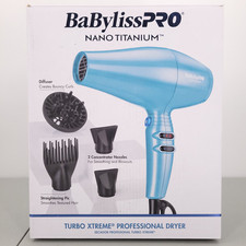 Secador de cabelo BabylissPRO Nano Titanium Turbo Xtreme profissional 24BA091637 comprar usado  Enviando para Brazil