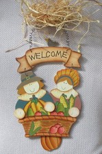Welcome thanksgiving pilgrims for sale  Plainville
