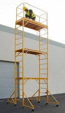 Torre de andaime de 18 pés capacidade de 1000 libras e estabilizadores ajustáveis 36"-OSHA comprar usado  Enviando para Brazil