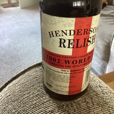 Hendersons relish bottle. for sale  SHEFFIELD