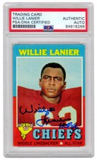 Willie lanier autographed for sale  Morton Grove