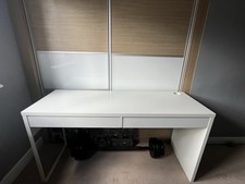 Ikea white desk for sale  BEDFORD