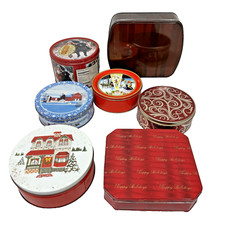 Christmas holiday tins for sale  Billerica