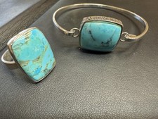 Silver turquoise set for sale  Sandy