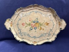 Vintage holztablett florentine gebraucht kaufen  Meißen