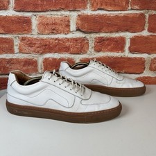 Sapatos casuais masculinos Oliver Sweeney couro branco feitos à mão Tabua Reino Unido 7 comprar usado Sapatos casuais masculinos Oliver Sweeney couro branco feitos à mão Tabua Reino Unido 7 comprar usado  Enviando para Brazil