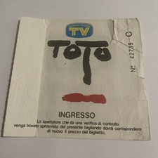 Toto biglietto ingresso usato  Torino