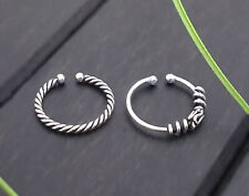 925 Echt Silber Septum Fake Klemmen Nasenpiercing Nasenring Piercing Helix Ring  comprar usado  Enviando para Brazil