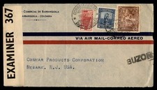 Mayfairstamps Colômbia 1942 Comercial de Barranquilla para EUA Capa Censurada aas_ comprar usado  Enviando para Brazil