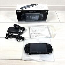 Sony Playstation Portable PSP2000 fortepian czarny konsola z pudełkiem przetestowana na sprzedaż  Wysyłka do Poland