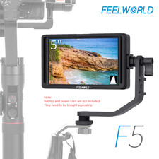 Câmera DSLR FEELWORLD F5 5 polegadas monitor de vídeo de campo 4K HDMI Full HD LCD comprar usado  Enviando para Brazil