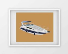 Hand drawn boat for sale  NEWBURY