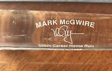 Taco autografado gravado em cristal Mark McGwire Waterford na iBox original comprar usado  Enviando para Brazil