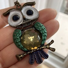 Collier pendentif hibou d'occasion  Expédié en Belgium