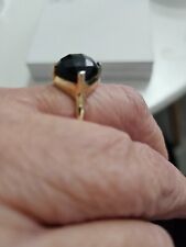 Black onyx ring for sale  SALTBURN-BY-THE-SEA