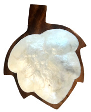 Wooden leaf bowl for sale  Goleta
