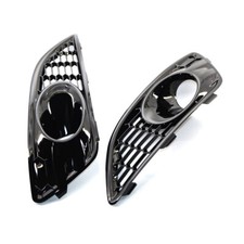 Par para Ford Fiesta 2013-2016 conjunto de moldura de grade de farol de neblina inferior dianteiro favo de mel comprar usado  Enviando para Brazil