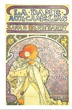 Mucha dame camelias d'occasion  Rosheim