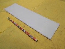 FOLHA DE ACRÍLICO BRANCO placa de barra plana de plástico usinável estoque 3/16" x 3 1/2" x 12" comprar usado  Enviando para Brazil