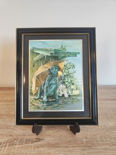 Enamel painting representing d'occasion  Expédié en Belgium