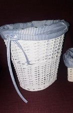White wicker storage for sale  MILTON KEYNES
