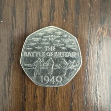 Battle britain 50p for sale  NEWARK