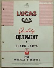 Lucas cav vauxhall for sale  LEICESTER