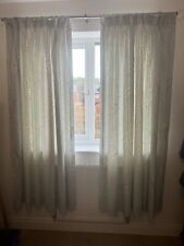 Dunelm silver curtains. for sale  WARRINGTON