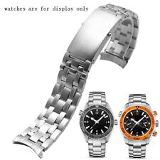 PULSEIRA DE RELÓGIO 18 MM PARA RELÓGIO OMEGA SPEEDMASTER MOON SEAMASTER AÇO INOXIDÁVEL PESADO, usado comprar usado  Enviando para Brazil