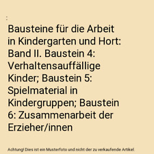 Bausteine arbeit kindergarten gebraucht kaufen  Trebbin