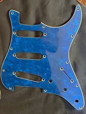 Stratocaster pickguard blue usato  Noicattaro