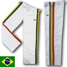 CALÇA CAPOEIRA ORIGINAL DO BRASIL ABADA REGGAE JAMAICA PULSEIRA BONFIM LIVRE comprar usado  Brasil 