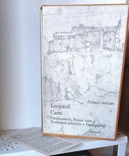 Canti giacomo leopardi usato  Mogliano Veneto