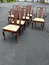 set 6 fabric dining chairs for sale  Quakertown
