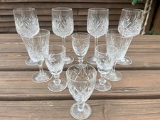Set cut crystal for sale  WORTHING