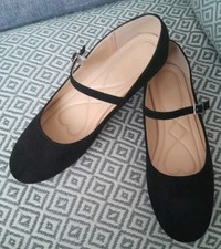 Schwarze samt ballerinas gebraucht kaufen  Sömmerda