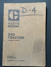 Livro de peças de troca de energia para trator Caterpillar D4D números de série S3J2177 a S3J3421 comprar usado  Enviando para Brazil