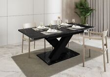 Mesa extensível 140-180x80cm cozinha mármore preto POSTAGEM RÁPIDA GRÁTIS comprar usado  Enviando para Brazil