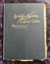 SONGS AND GAMES For LITTLE ONES 1887 Gertrude Walker Jenks MUSIC LYRICS EUC comprar usado  Enviando para Brazil